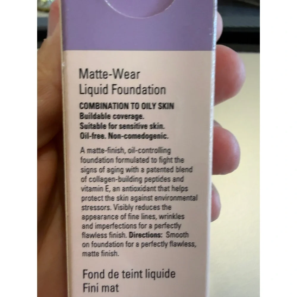 Mary Kay TimeWise Matte Wear Liquid Foundation Beige 7 Combination Oily Skin 1oz